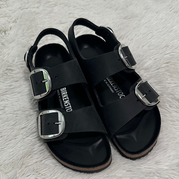 🌴 Birkenstocks Milano Big Buckie Slingback Sandals - Picture 1 of 6